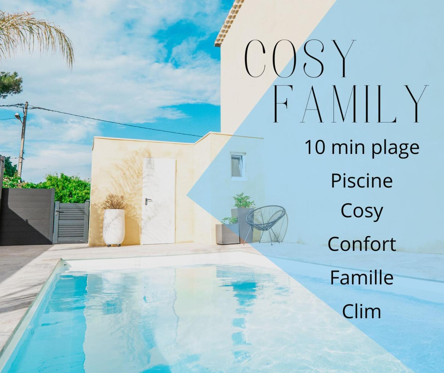 Cosyfamily Piscine -Wifi- Neuf-Famille -15Min Plage - Top Pros Servicesconciergerie Pérols 外观 照片